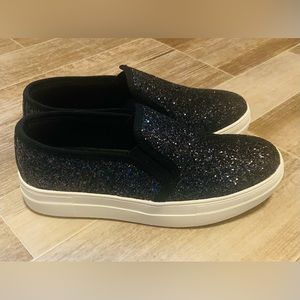 Soda glitter slip ons size 7.5